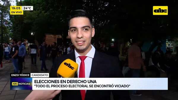 Elecciones en Derecho UNA: candidato denuncia a movimiento de ‘’Tratito’' Ovelar - ABC Noticias - ABC Color
