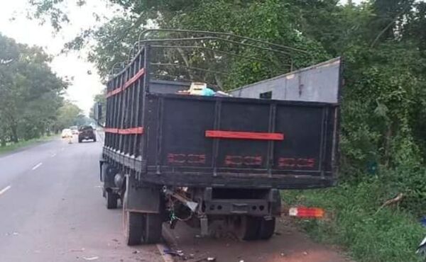 Horqueta: Joven muere tras colisionar contra camión estacionado
