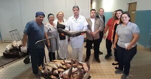 Mades dondó pescados decomisados a hospitales de Itauguá y el Instituto del Cáncer - .::Agencia IP::.