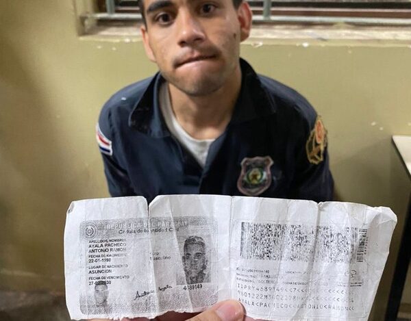 Agente penitenciario intentó  ingresar cocaína a Tacumbú y fue detenido