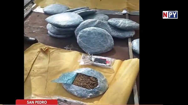 Incautan importante cargamento de marihuana y detienen a dos sujetos en San Pedro - Noticias Paraguay