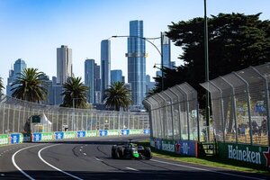 Duerksen no pudo completar la competencia de F2 en Melbourne - La Tribuna