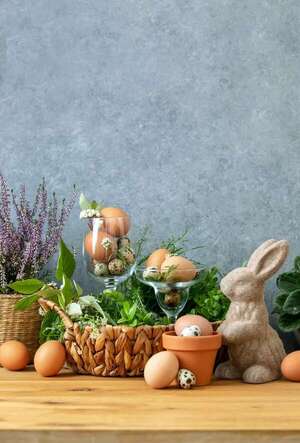 Deco de Pascuas con huevos y conejos - ABC Revista - ABC Color
