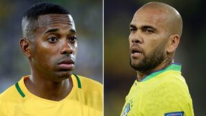 Contundente comunicado de la Confederación Brasileña de Fútbol contra Dani Alves y Robinho