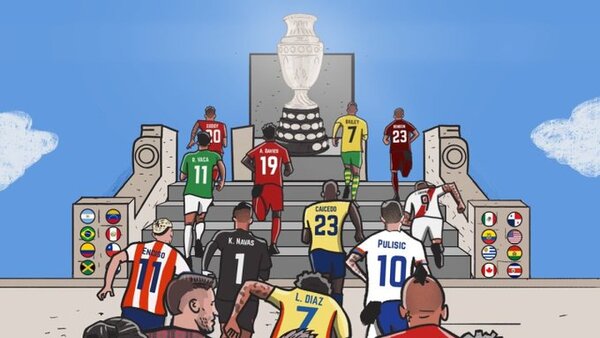 Todos los grupos y calendario de la fase de grupos de la Copa América