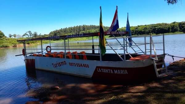 La Santa María Turismo ideal para un paseo por las aguas del Lago Acaray - Noticiero Paraguay