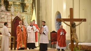 Cardenal hace un llamado a la paz y el desarme en la misa por Domingo de Ramos