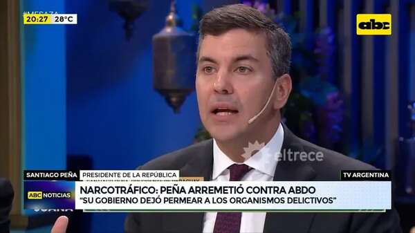 Video: Santiago Peña arremetió contra el gobierno de Mario Abdo durante un programa televisivo en Argentina - ABC Noticias - ABC Color