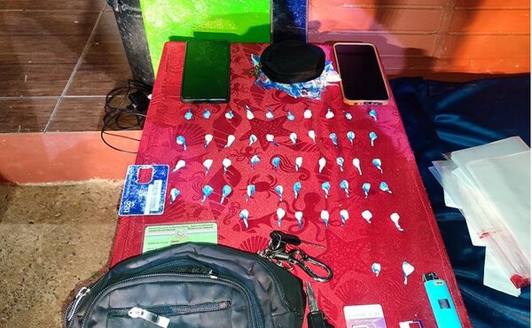 Allanan vivienda en Itapúa por venta de clorhidrato de cocaína en dosis