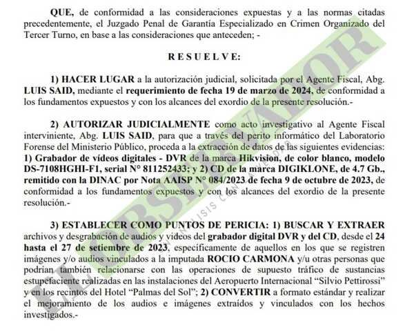 Peritarán archivos de circuito cerrado del Silvio Pettirossi 