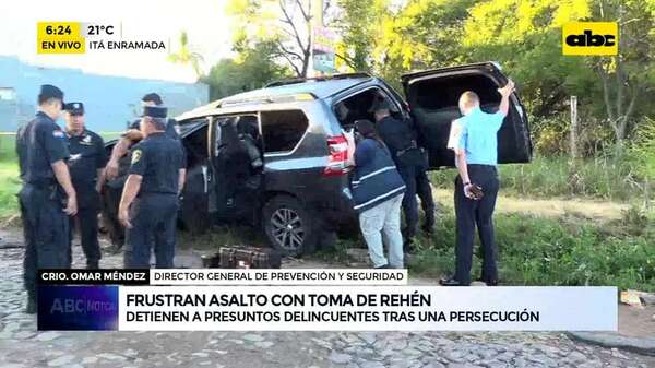 Video: Frustran asalto con toma de rehén - ABC Noticias - ABC Color