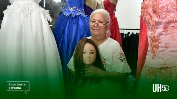 Pódcast ÚH: A los 72 años crea pelucas y 150 vestidos de novia al mes