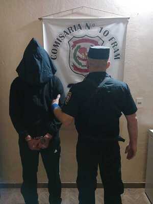 Detienen a presunto microtráficante en Fram