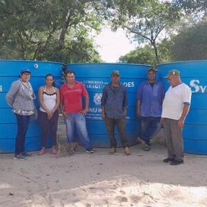Mades distribuyó tanques para recolección de agua en Sierra León