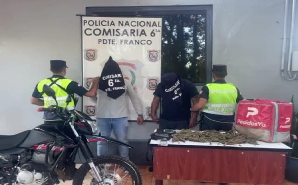 Detienen a dos presuntos traficantes de marihuana - Noticias Paraguay