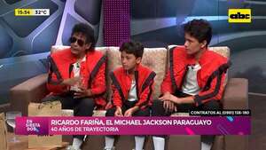 Ricardo Fariña, el Michael Jackson paraguayo: sus 40 años de trayectoria - Ensiestados - ABC Color