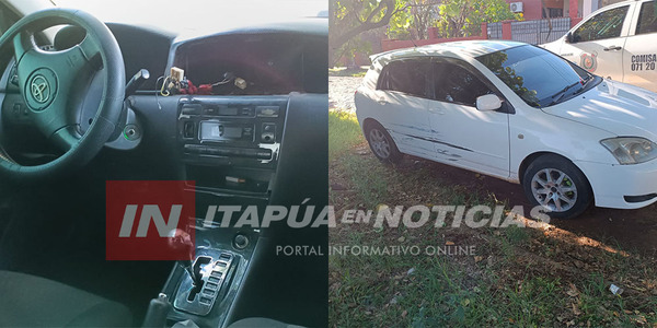 LLAMATIVO HURTO DE VEHÍCULO A UN POLICÍA EN ENCARNACIÓN - Itapúa Noticias