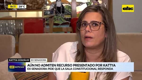 Video: aún no admiten recurso presentado por Kattya González - ABC Noticias - ABC Color