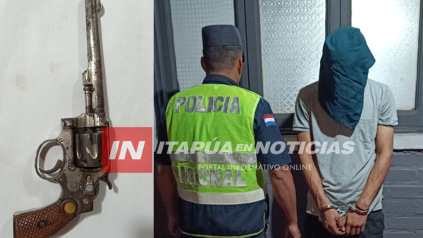 APREHENDEN A SUJETO POR SUPUESTO ESTUPRO Y DECOMISAN ARMA DE FUEGO  - Itapúa Noticias