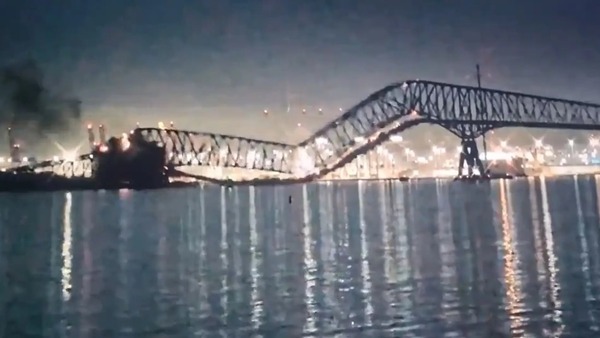 EE.UU.: buque carguero choca y derriba el mayor puente de Baltimore - Unicanal