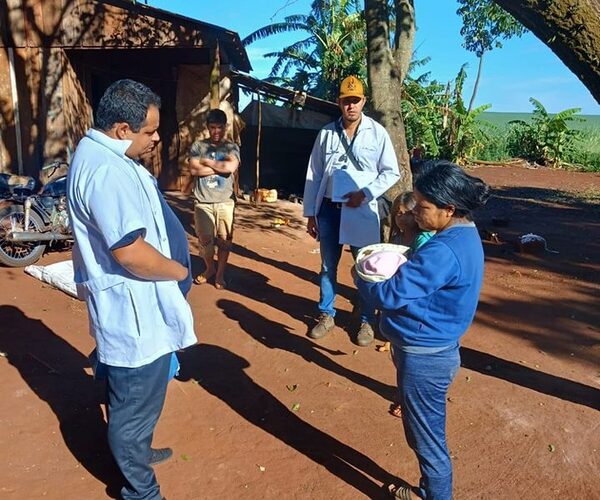 USF Santa Lucía de Itakyry continúa con las visitas domiciliarias