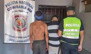 Sorprendió a ladrones en su casa y los entregó a la policía