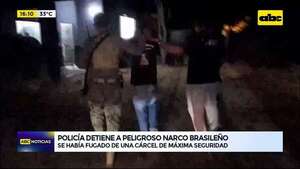 Video: Policía detiene a peligroso narco brasileño - ABC Noticias - ABC Color