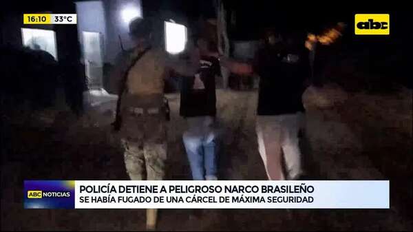 Video: Policía detiene a peligroso narco brasileño - ABC Noticias - ABC Color