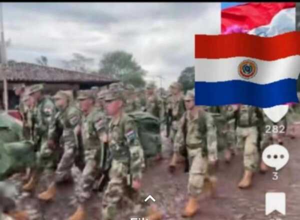 AUDIO: Comunicado de prensa de soldados reservistas del Paraguay