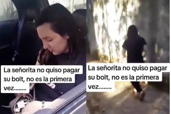 [VIDEO] Le escrachó por no pagar su Bolt: "maldita rata"