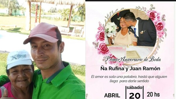 Ña Rufina y Juan Ramón harán megafarra por su primer aniversario de bodas