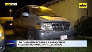Video: Una camioneta robada fue abandonada - ABC Noticias - ABC Color