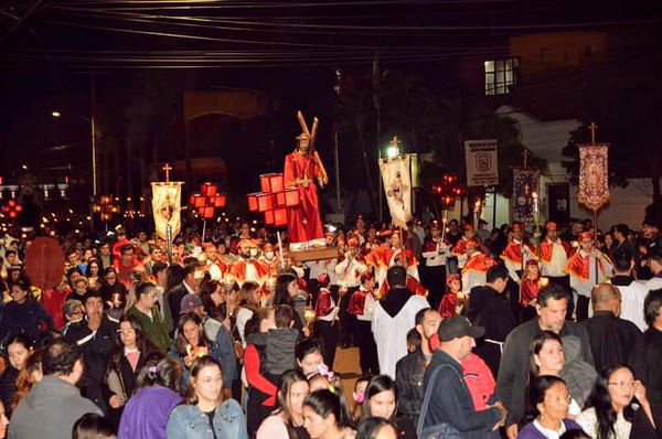 Este viernes se realiza la tradicional Vía Crucis Mayor de Hernandarias - La Clave