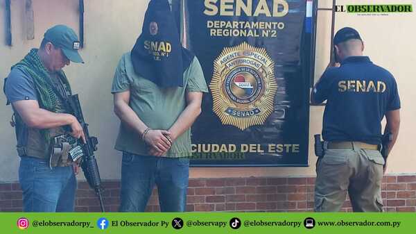 Capturan a abogado y se prevé su extradición al Brasil por narcotráfico