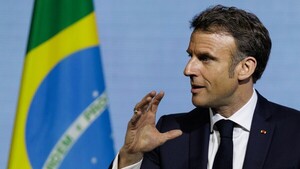 Es "muy malo" el acuerdo UE-Mercosur y "hagamos uno nuevo", dice Macron en Brasil