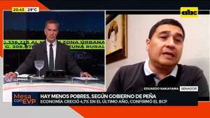 Video: hay más trabajo, menos pobres e inflación controlada, según el Gobierno de Santiago Peña - Mesa de Periodistas - ABC Color
