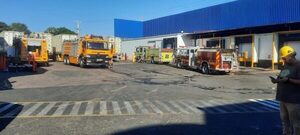 Tres personas atendidas tras fuga de amoniaco en frigorífico de Asunción