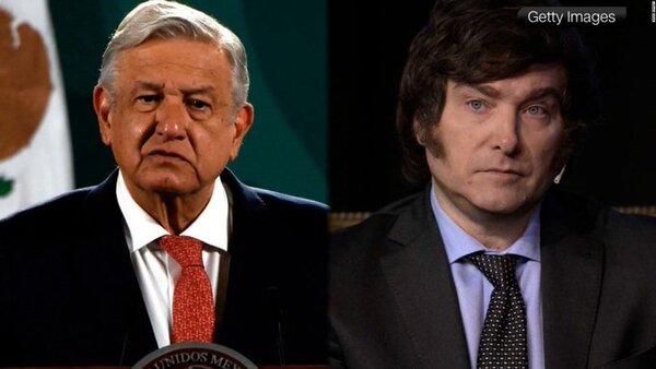 Argentina y México niegan conflicto diplomático tras cruce de palabras entre los presidentes Milei y López Obrador