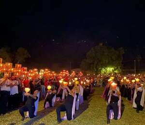 Concepción: unas 25.000 personas participaron del “Camino de las luces” en el que recordaron a víctimas del EPP - Nacionales - ABC Color