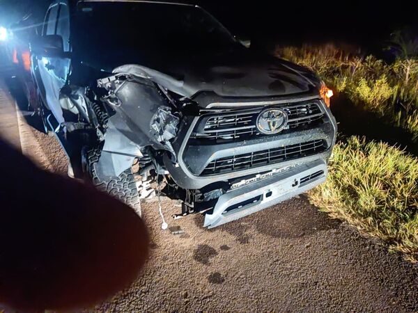 Accidente de Tránsito en Loreto: Camioneta colisiona con caballo en ruta