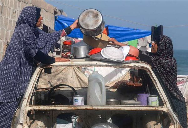 Una estampida y disparos durante un reparto de comida en Gaza, devastada por la guerra