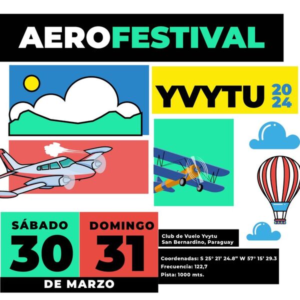 Nueva edición de aerofestival Yvytu se hace este fin de semana en San Bernardino - .::Agencia IP::.