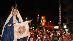 Más de 5.000 feligreses participaron del mayor viacrucis de Hernandarias