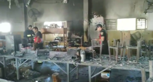 (VIDEO). Cortocircuito ocasionó un incendio en Tacumbú