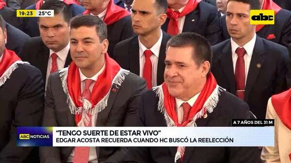 A 7 años del 31M: Edgar Acosta recuerda cuando Horacio Cartes buscó la reelección - ABC Noticias - ABC Color