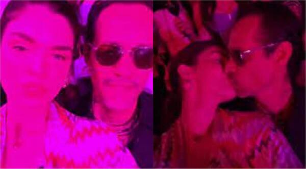 [VIDEO] ¡Nadia Ferreira demuestra su amor a Marc Anthony en medio de la gente!