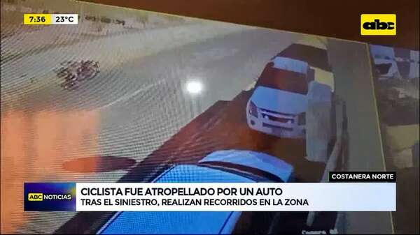 Video: Ciclista fue atropellado en zona de la Costanera - ABC Noticias - ABC Color