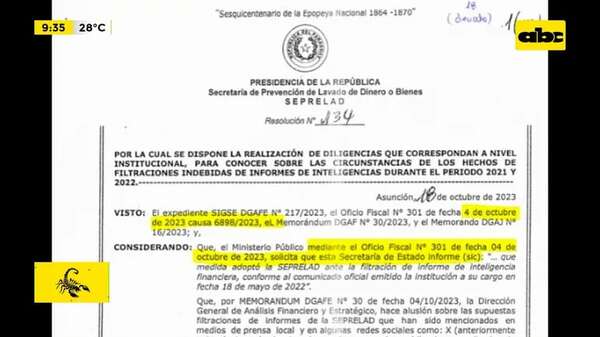 Denuncia de HC: piden que Fiscalía presente a jueza todo lo incautado de Seprelad - ABC Noticias - ABC Color