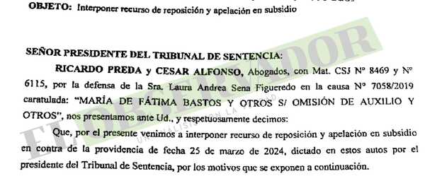 Defensa de médica acusada por la muerte del niño Renato insiste en aplazar el inicio del juzgamiento