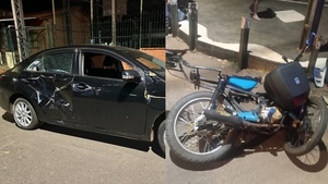 CHOQUE EN EL CENTRO DE VILLARRICA